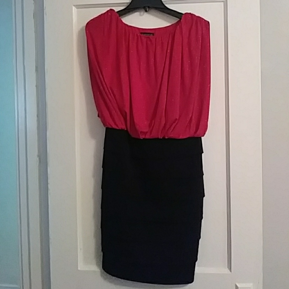 Red & Black Dress, Size 14